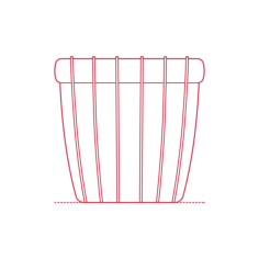 Objects Plant Pots Ikea Vallmofron Plant Pot Medium Silhouette Svg Vector, Free Vectors File